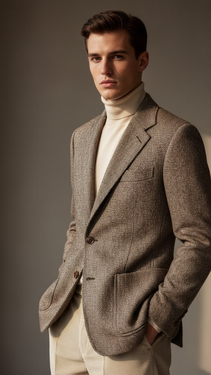 Áo blazer tông nâu